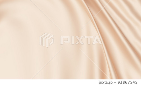 ベージュの布。化粧品などに使う背景画像。 ベージュの布。化粧品などに使う背景画像。 93867545
