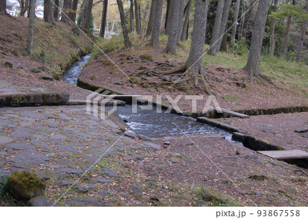 三分一湧水公園(山梨県北杜市) 三分一湧水公園(山梨県北杜市) 93867558