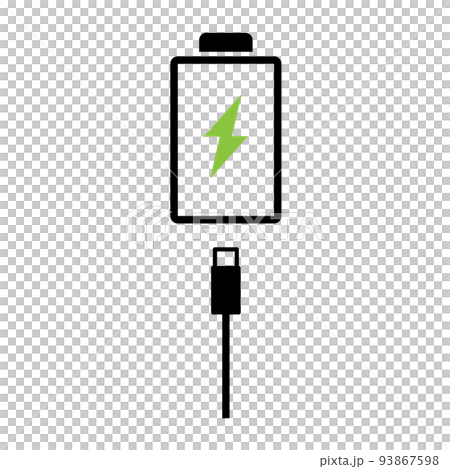 充電アイコンイラスト 93867598