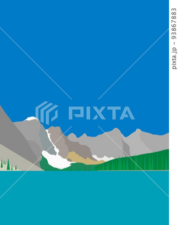 モレ―ン湖 moraine lake カナディアンロッキー canadian rockies カナダ モレ―ン湖 moraine lake カナディアンロッキー canadian rockies カナダ 93867883