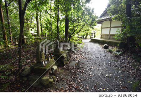 岩屋寺　大石神社からの参道　京都市山科区西野山 93868054