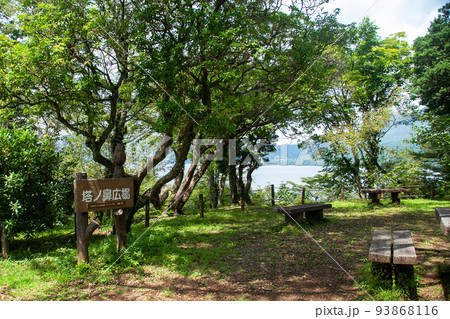 塔の鼻広場 恩賜箱根公園|湖畔路の途中にあり、芦ノ湖の眺望を楽しみながら休憩できます 塔の鼻広場 恩賜箱根公園|湖畔路の途中にあり、芦ノ湖の眺望を楽しみながら休憩できます 93868116