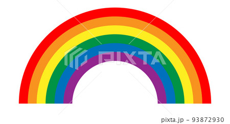 Colorful pride rainbow vector illustration Colorful pride rainbow vector illustration 93872930