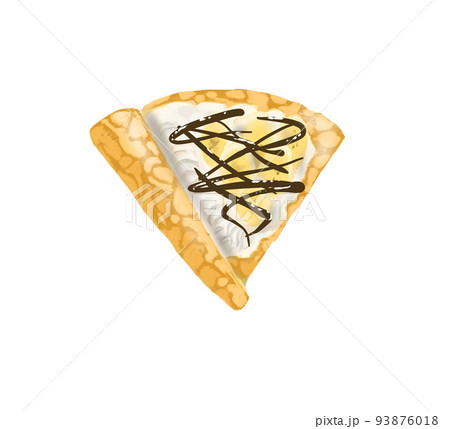 チョコバナナクレープ 93876018