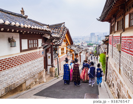 ソウル　北村韓屋村 93876547