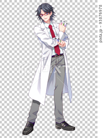 full body illustration of an anime style boy... - Stock Illustration  [93876978] - PIXTA