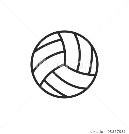 Volley ball logo vector Volley ball logo vector 93877081