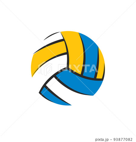Volley ball logo vector Volley ball logo vector 93877082