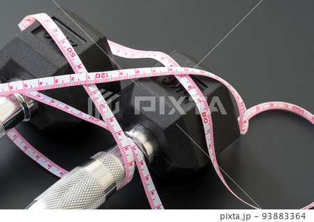 ダンベルとメジャー 93883364