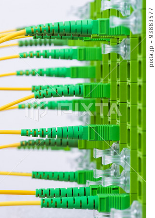 Fiber Optic Distribution Frame witch Optical Patch Cord Cable Hardware Technology Fiber Optic Distribution Frame witch Optical Patch Cord Cable Hardware Technology 93883577