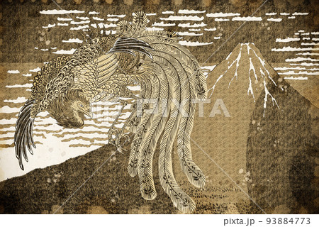 凱風快晴＆鳳凰　ビンテージ	 93884773