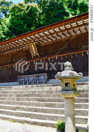 宇治上神社の国宝 本殿(京都府宇治市) 宇治上神社の国宝 本殿(京都府宇治市) 93886637