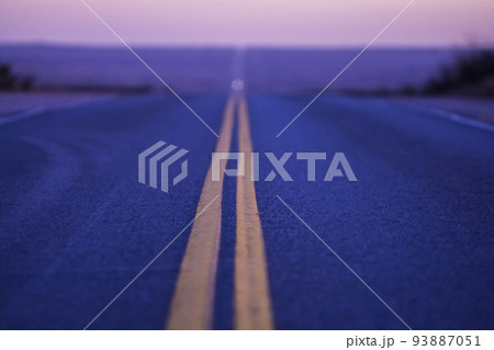 Travel on the route, abstract concept, Pampas, Argentina 93887051