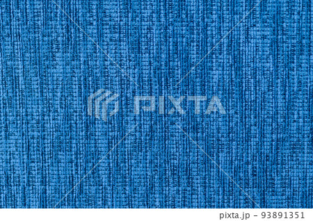 Close-up of blue texture fabric cloth textile background, seamless texture 93891351