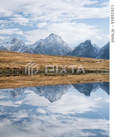 Mountain Lake Koruldi, Zemo Svaneti, Georgia Mountain Lake Koruldi, Zemo Svaneti, Georgia 93892821