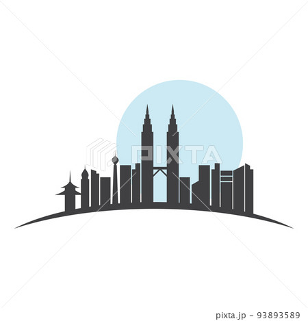 Malaysia building Vector icon design Malaysia building Vector icon design 93893589