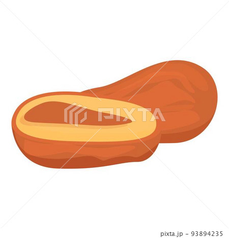 Date fruit icon cartoon vector. Palm food. Ramadan sweet 93894235