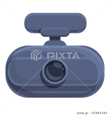 System dashcam icon cartoon vector. Video recorder. Dash cam System dashcam icon cartoon vector. Video recorder. Dash cam 93894384