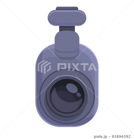 Dash cam icon cartoon vector. Video recorder. Digital device 93894392