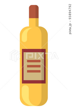 Alcohol Beverage in Bottle, Celebration Vector 93894792