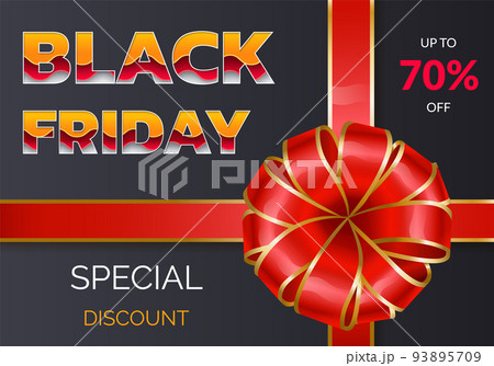 Black Friday Big Sale 70 Percent Off Price Poster 93895709