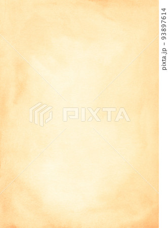 Watercolor light peach color background texture with space for text Aquarelle abstract pastel orange backdrop. 93897614
