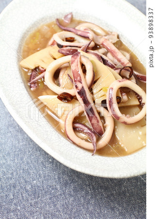 いかと竹の子の辛味炒め 93898337