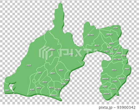 静岡県の地図 93900342