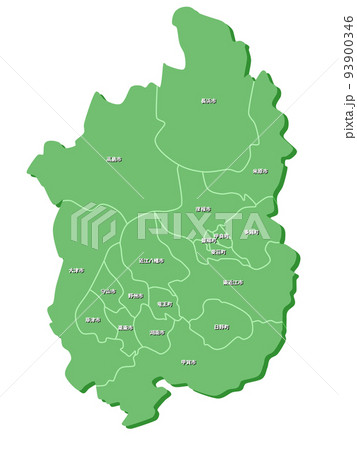 滋賀県の地図 93900346