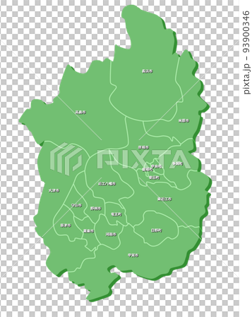 滋賀県の地図 93900346