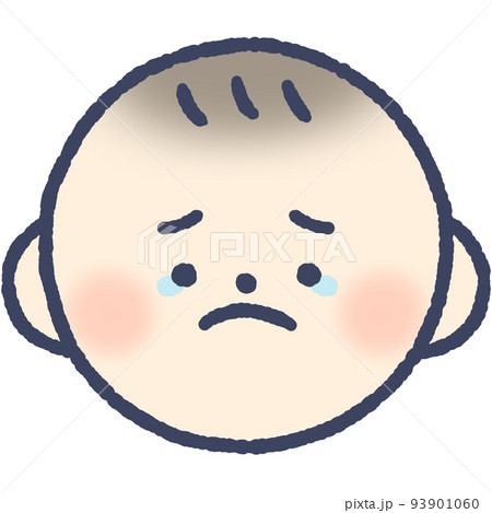 sad baby face crying