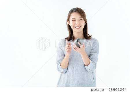 女性 スマートフォン 女性 スマートフォン 93901244