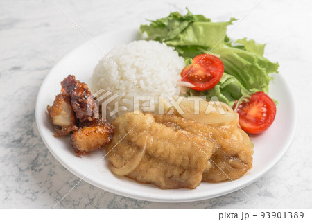 魚の南蛮漬けランチ 93901389