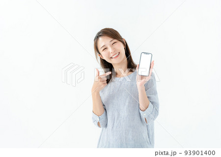 女性　スマートフォン 93901400