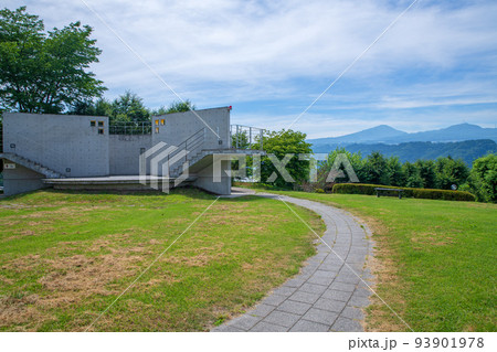 展望スポット 白沢高原温泉 望郷の湯付近からの風景 初夏の季節 展望スポット 白沢高原温泉 望郷の湯付近からの風景 初夏の季節 93901978