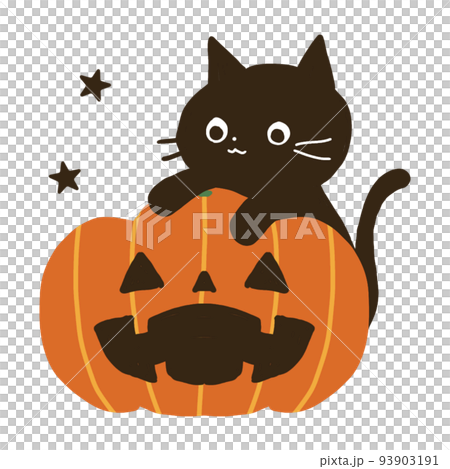  特価ブログのポータルサイト ハロウィン 子猫とジャック・オー・ランタンの絵画ハンドメイド 絵画