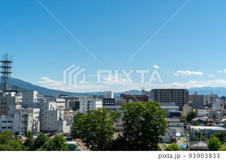 国宝　松本城からの景観 93903833