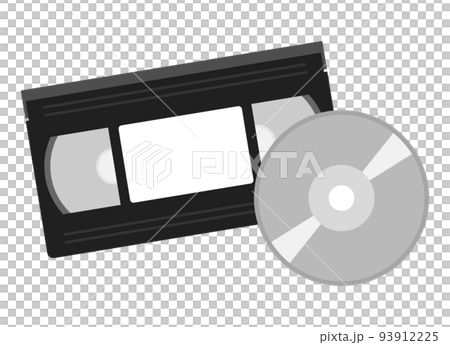ビデオテープとディスク ビデオテープとディスク 93912225