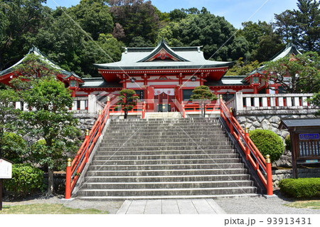 栃木県のパワースポット　足利織姫神社　周辺の風景 93913431
