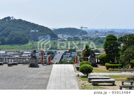 栃木県のパワースポット 足利織姫神社 周辺の風景 栃木県のパワースポット 足利織姫神社 周辺の風景 93913484