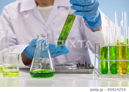 Scientists are researching algae energy for reliable biofuel source. Scientists are researching algae energy for reliable biofuel source. 93914254