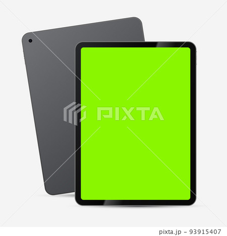 タブレットやスマートフォンなどの最新ガジェットのモックアップ 93915407