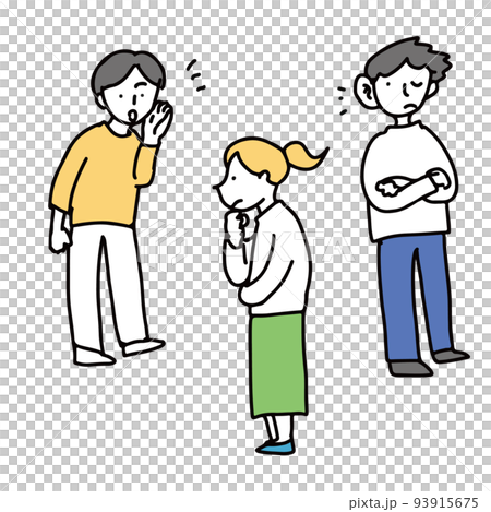 手書きイラスト いろんな人セットのイラスト素材 [93915675] - PIXTA