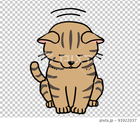 鞠躬虎斑貓 93922037