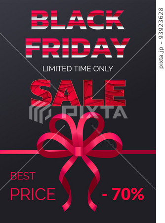 Poster Black Friday, Limited Promotion Vector 93923628
