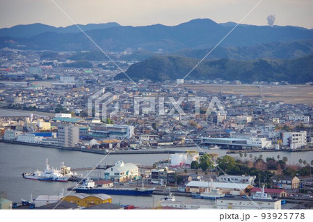 徳島県 日峯山から小松島市方面を望む 徳島県 日峯山から小松島市方面を望む 93925778