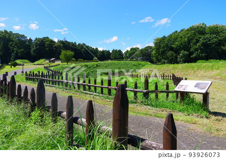 埼玉県寄居町にある日本百名城の一つ、鉢形城跡 93926073