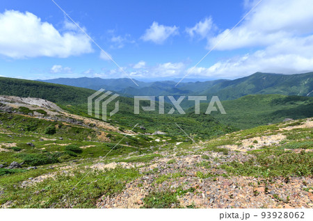 栃木県那須岳登山道わきの風景 93928062