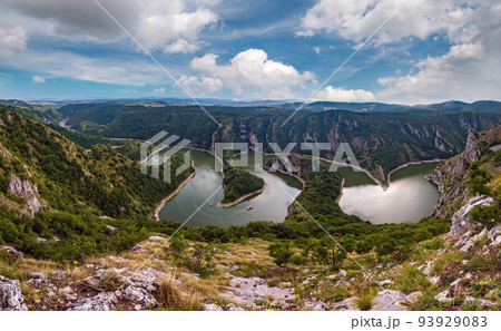 Meanders of the Uvac River, Serbia. 93929083
