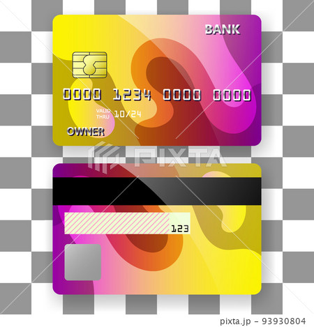banking card template background fluid pattern 3d 93930804
